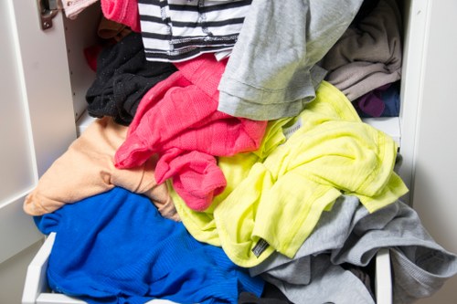 Completed commercial waste removal outside a shop on Church Road Beckenham