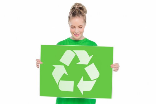 Recycling process for commercial waste
